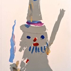 Weihnachtskarte Pfeifenmann